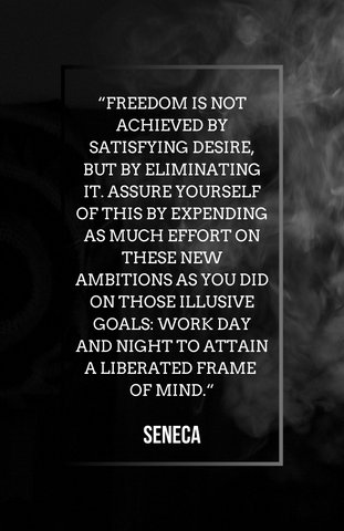 Seneca - "Freedom" Art Quote (11" x 17")