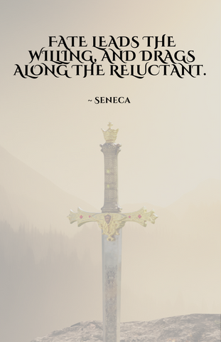 Seneca "Fate" Art Quote (11" x 17")